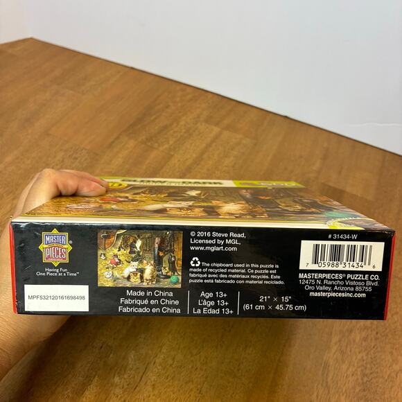 Glow in Dark Cat Pizzle Hidden Pictures Activity 500pc Watchful Eye Kitten NIB - Picture 7 of 8